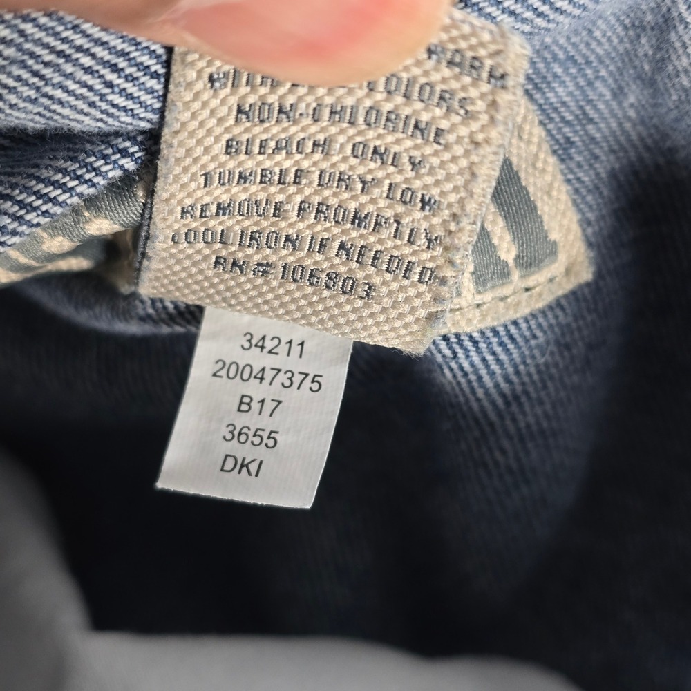 Duluth Trading Co Mens Jeans 36x30 Blue Denim Straight‎ Fit Cotton Work Casual - Picture 8 of 9